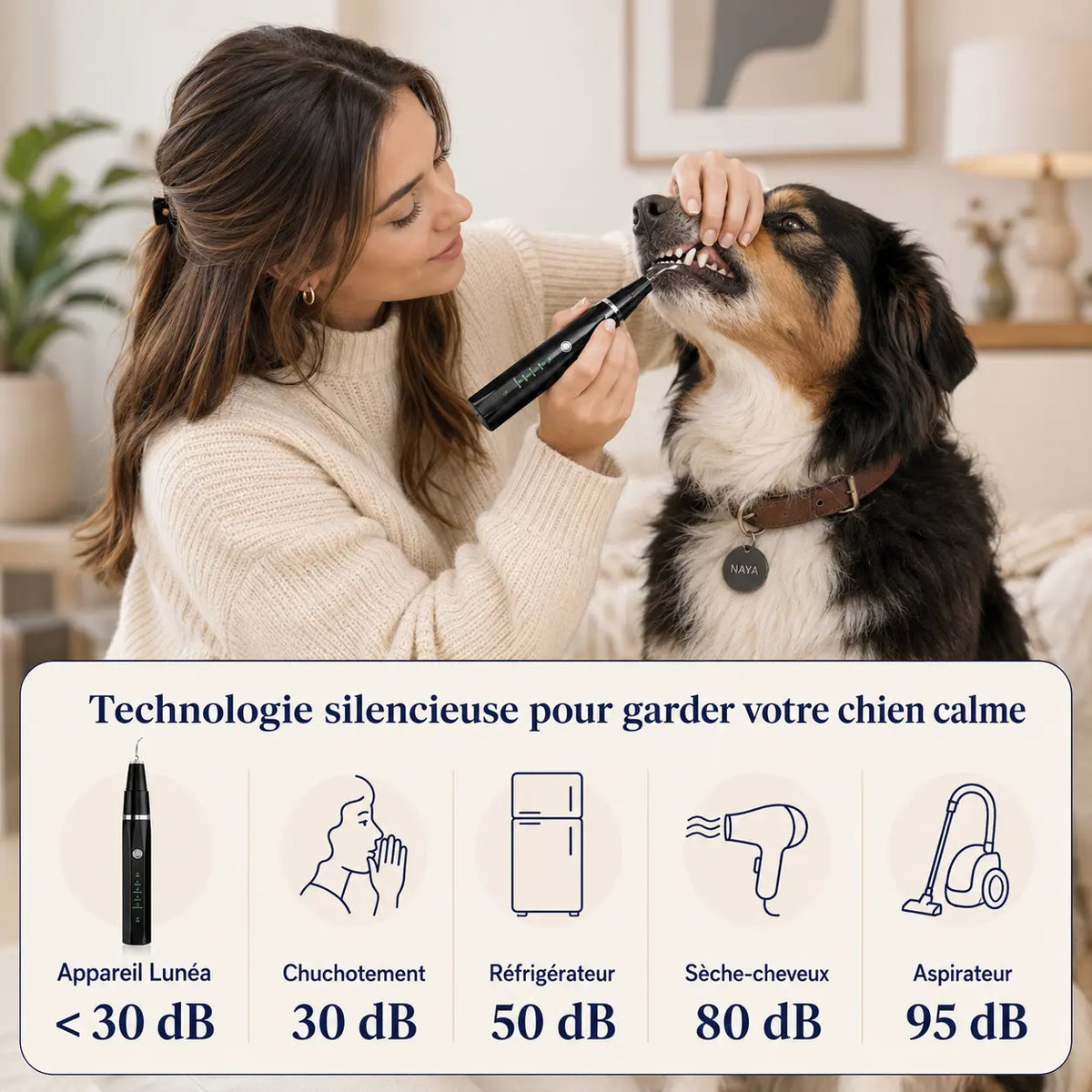 Montelani sous 30 dB, comparaison sonore